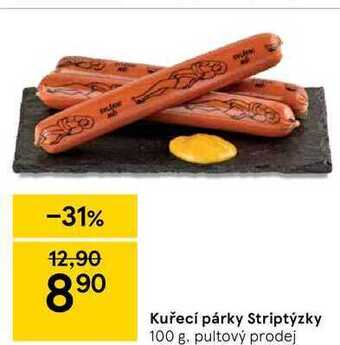 Kuřecí párky striptýzky 100 g