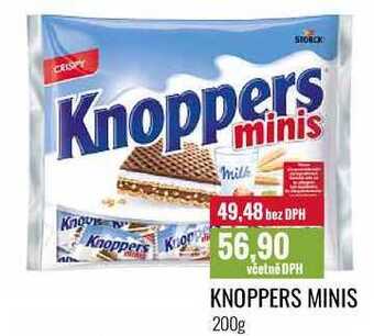 Ratio Knoppers minis 200g nabídka