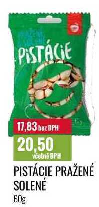Ratio Pistácie pražené solené 60g nabídka