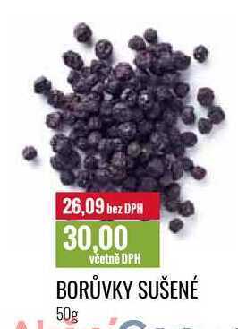Borůvky sušené 50g