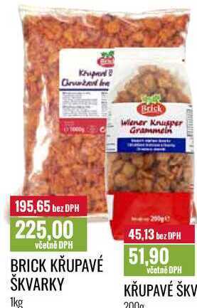 Ratio Brick křupavé škvarky 1kg nabídka