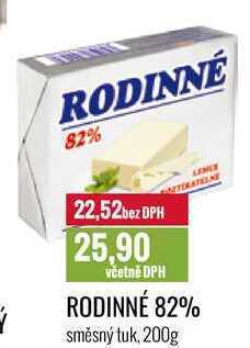 Ratio Rodinné 82% směsný tuk, 200g nabídka