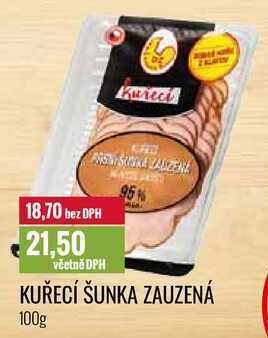 Ratio Kuřecí šunka zauzená 100g nabídka