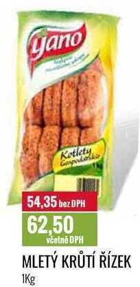 Ratio Mletý krůtí řízek 1kg nabídka
