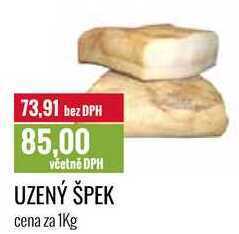 Ratio Uzený špek cena za 1kg nabídka
