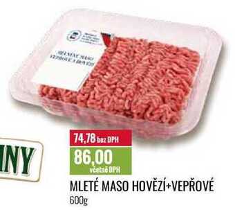 Mleté maso hovězí+vepřové 600g