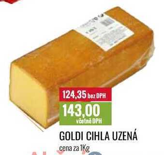 Ratio Goldi cihla uzená cena za 1kg nabídka