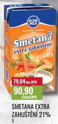 Ratio Smetana extra zahuštění 21% 1 l nabídka