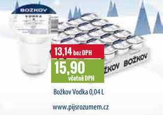 Ratio Božkov vodka 0,04 l nabídka