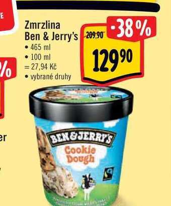 Albert Zmrzlina ben & jerry's 465 ml nabídka