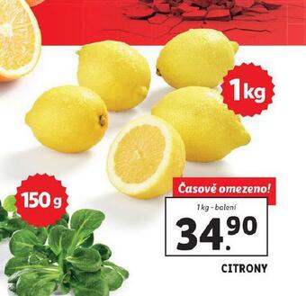 Lidl Citrony nabídka