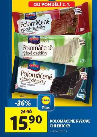 Lidl Polomáčené rýžové chlebíčky nabídka
