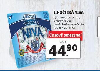 Lidl Jihočeská niva nabídka