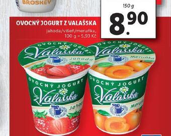 Lidl Ovocný jogurt z valašska nabídka