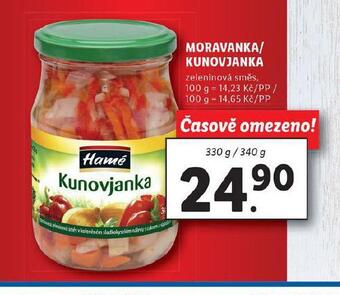 Lidl Hamé moravanka nabídka