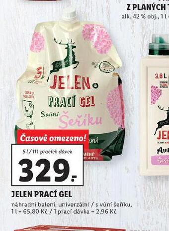 Lidl Jelen prací gel nabídka