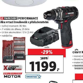 Lidl Aku vrtací šroubovák s příslušenstvím nabídka