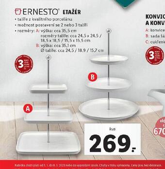 Lidl Etažér nabídka