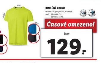 Lidl Pánské funkční triko nabídka