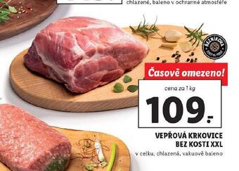 Lidl Vepřová krkovice bez kosti xxl nabídka