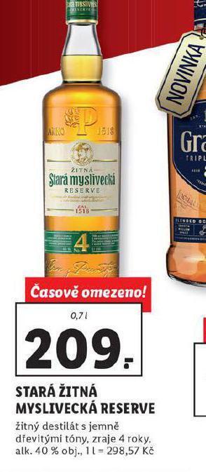 Lidl Stará žitná myslivecká reserve nabídka