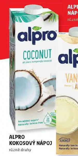 Lidl Alpro kokosový nápoj nabídka