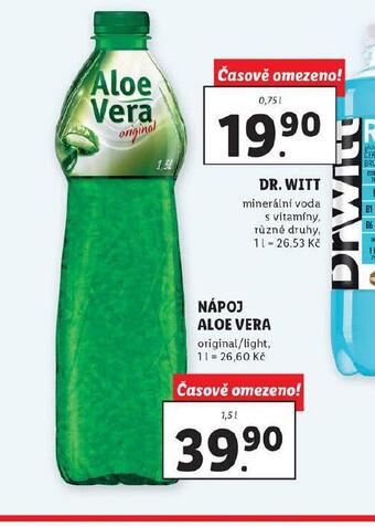 Lidl Nápoj aloe vera nabídka