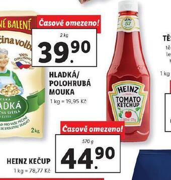 Lidl Heinz kečup nabídka