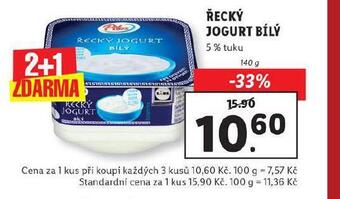 Lidl Řecký jogurt bílý nabídka