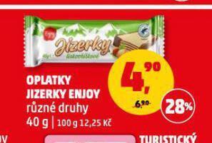Penny Market Oplatky jizerky nabídka