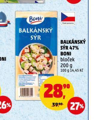 Penny Market Balkánský sýr nabídka