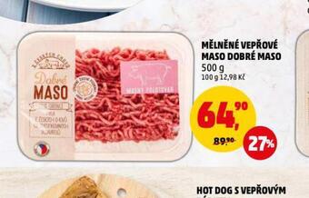 Penny Market Mělněné vepřové maso nabídka