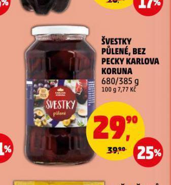 Penny Market Švestky nabídka