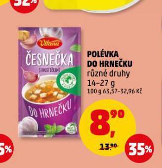 Penny Market Polévka do hrnečku nabídka