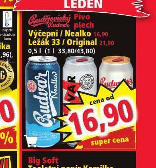 Norma Pivo budvar výčepní nabídka