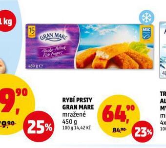 Penny Market Rybí prsty gran mare nabídka