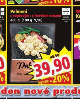 Norma Pelmeni nabídka