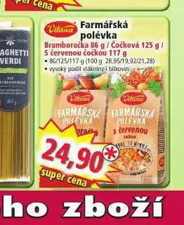 Norma Vitana farmářská polévka nabídka