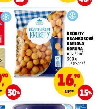 Penny Market Bramborové krokety nabídka
