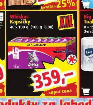 Norma Whiskas kapsičky pro kočky nabídka