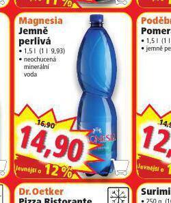 Norma Magnesia jemně perlivá nabídka