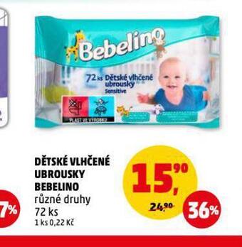 Penny Market Bebelino dětské vlhčené ubrousky nabídka