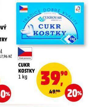 Penny Market Cukr kostky nabídka