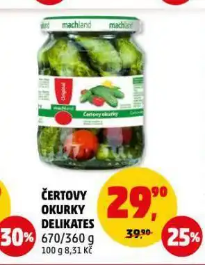 Penny Market Čertovky okurky nabídka