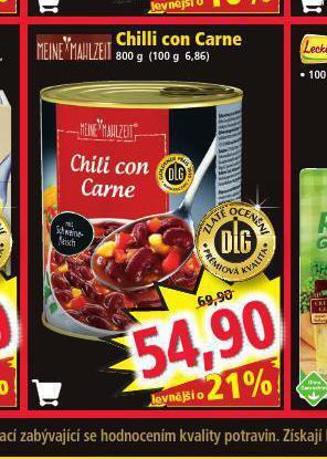 Norma Chilli con carne nabídka