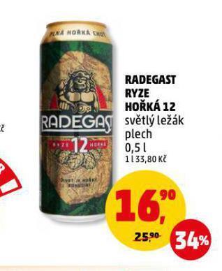Penny Market Pivo radegast nabídka