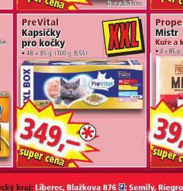 Norma Prevital kapsičky pro kočky nabídka