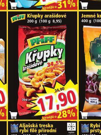 Norma Křupky arašídové nabídka