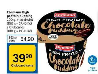 Tesco Ehrmann high protein pudding 200 g nabídka