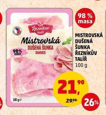 Penny Market Mistrovská dušená šunka řezníkův talíř, 100 g nabídka